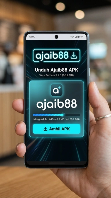 Tampilan halaman APK ajaib88