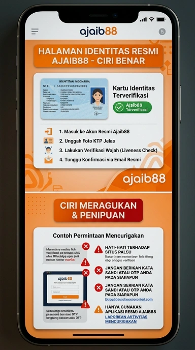 Tampilan kanal resmi ajaib88