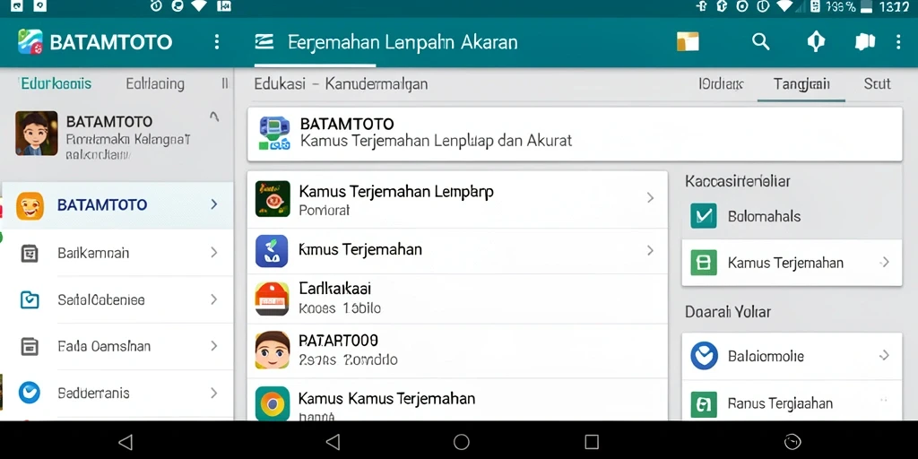 Antarmuka pengguna BATAMTOTO yang sederhana dan intuitif.
