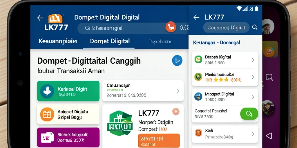Menampilkan antarmuka LK777 yang intuitif dan mudah digunakan.